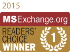 MSExchange Readers Choice Winner 2015